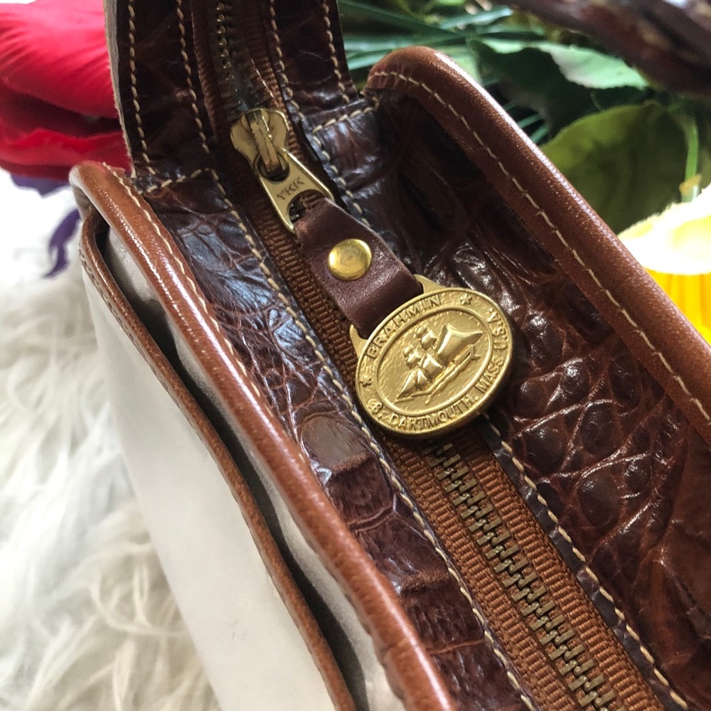 🌺GORGEOUS VINTAGE CROC Brahmin crossbody bag🌺 - Picture 6 of 13